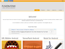 Tablet Screenshot of fusionfenix.com